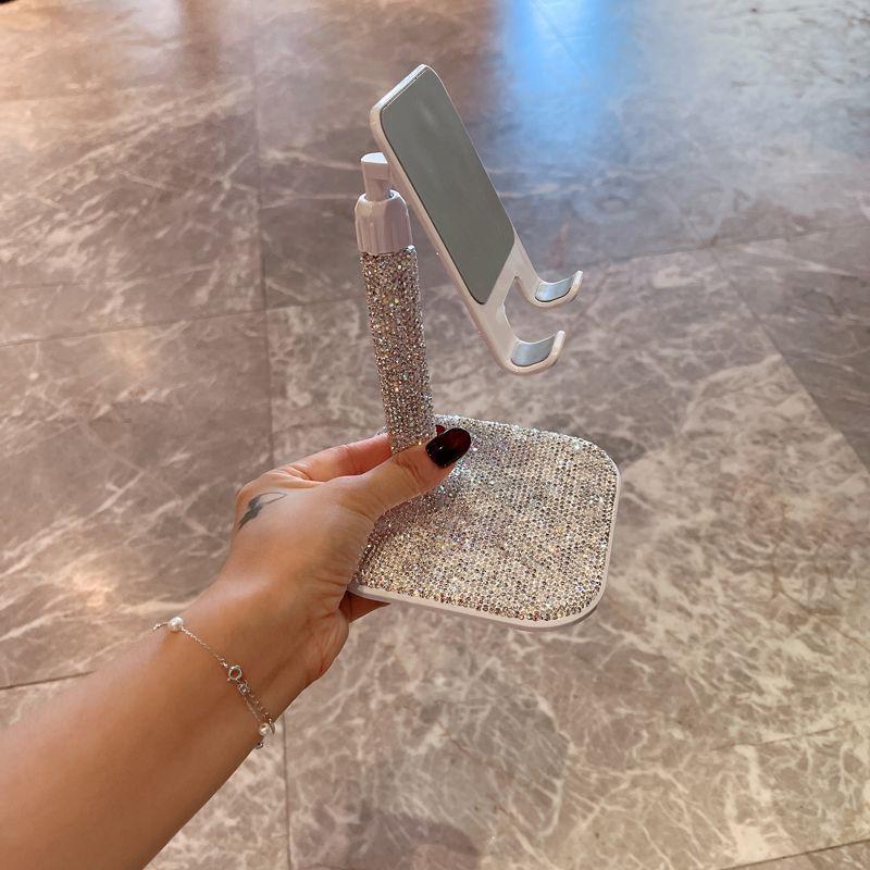 Diamond-Studded Adjustable Foldable Phone & Tablet Stand for Livestreaming
Diamond-Studded Adjustable Foldable Phone & Tablet Stand for Livestreaming