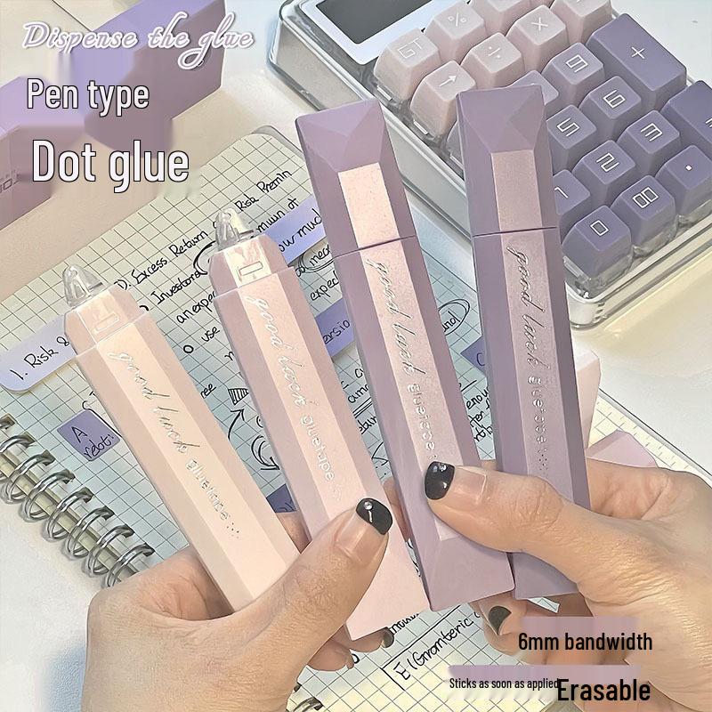 Gradient Pen-Style Dot Glue & Correction Tape with Strong Adhesion
Gradient Pen-Style Dot Glue & Correction Tape with Strong Adhesion