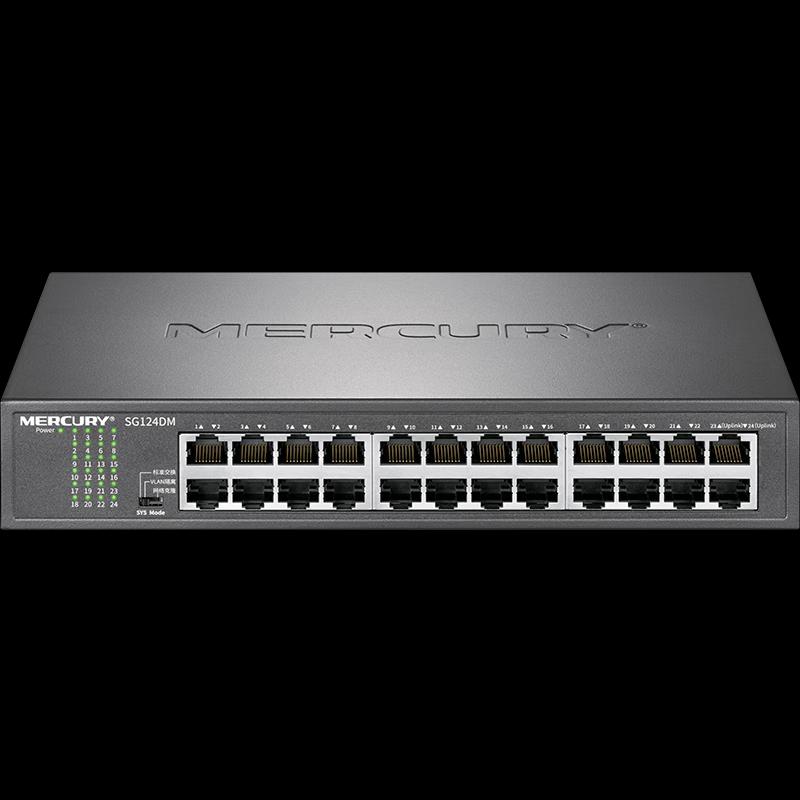 Mercury SG124DM 24-Port Gigabit Ethernet Switch
Mercury SG124DM 24-Port Gigabit Ethernet Switch