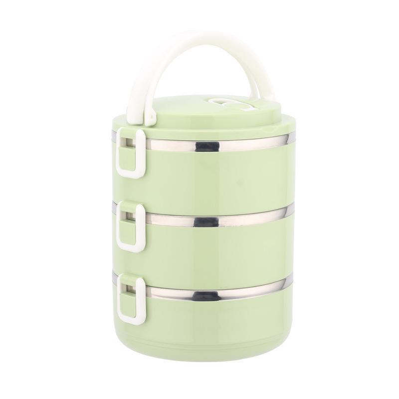 Thickened Stainless Steel Insulated Multi-Layer Bento Lunch Box with Lid 3 Layers синій
Thickened Stainless Steel Insulated Multi-Layer Bento Lunch Box with Lid 3 Layers синій