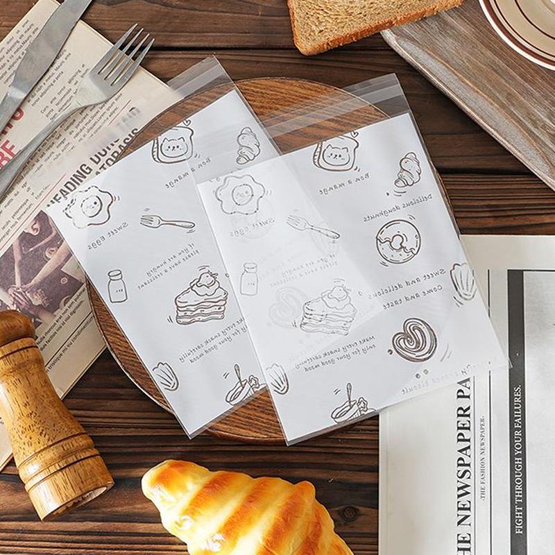 50Pcs Self Adhesive Seal Plastic Bags For Bakery Packaging, Croissant, Party Handmade Biscuit/Cookies, Bread, And Cake Packing S
50Pcs Self Adhesive Seal Plastic Bags For Bakery Packaging, Croissant, Party Handmade Biscuit/Cookies, Bread, And Cake Packing S