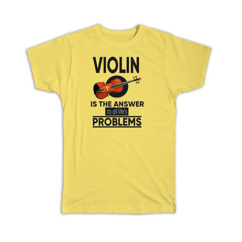 Gift T-Shirt : Violin is the Answer to All Lifes Problems Violinist XL
Gift T-Shirt : Violin is the Answer to All Lifes Problems Violinist XL