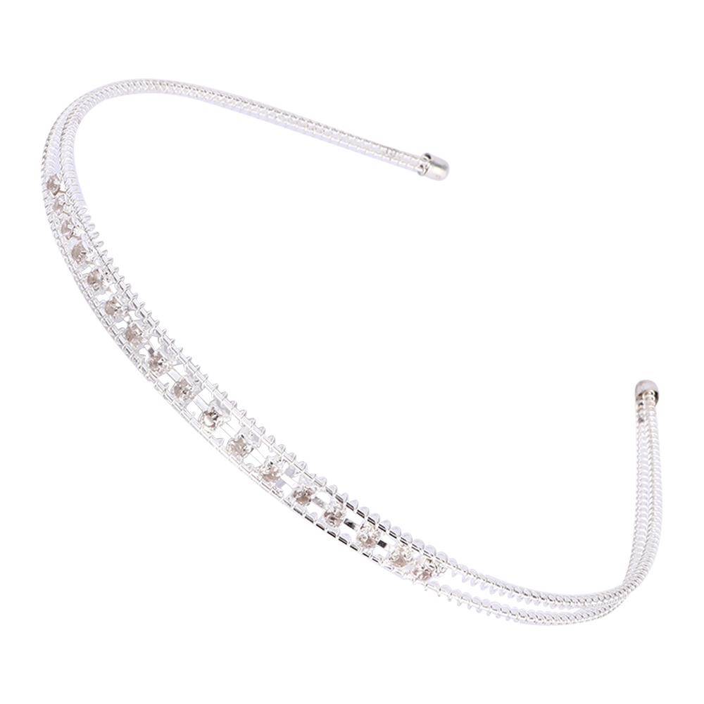 Lady Women Crystal Metal Head Piece Headband Hair Accessories Jewelry Shine Silver Color
Lady Women Crystal Metal Head Piece Headband Hair Accessories Jewelry Shine Silver Color