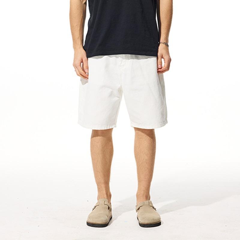 New Summer Style White Loose Loose Straight Jean Shorts Men s 5-point Pants Medium Pants 28 білий
New Summer Style White Loose Loose Straight Jean Shorts Men s 5-point Pants Medium Pants 28 білий