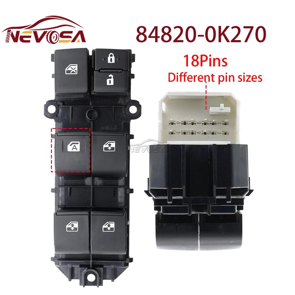 LHD For Toyota Hilux MK8 AN120 2015- Fortuner Left Hand Drive Power Master Window Switch 84820-0K270 84040-0K020 84820-0D600 1AUTO 18Pins Model 1
LHD For Toyota Hilux MK8 AN120 2015- Fortuner Left Hand Drive Power Master Window Switch 84820-0K270 84040-0K020 84820-0D600 1AUTO 18Pins Model 1