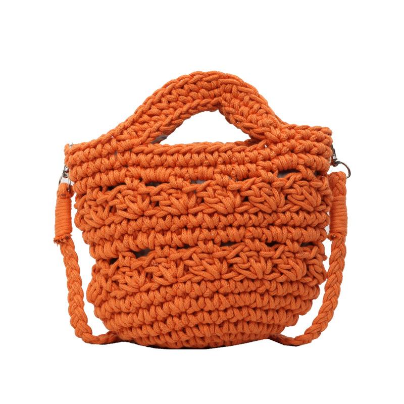Casual Solid Color Woven Shoulder Bags for Women Travel Seaside Beach Crossbody Bag Simple Portable Female Handbags Purse помаранчевий
Casual Solid Color Woven Shoulder Bags for Women Travel Seaside Beach Crossbody Bag Simple Portable Female Handbags Purse помаранчевий