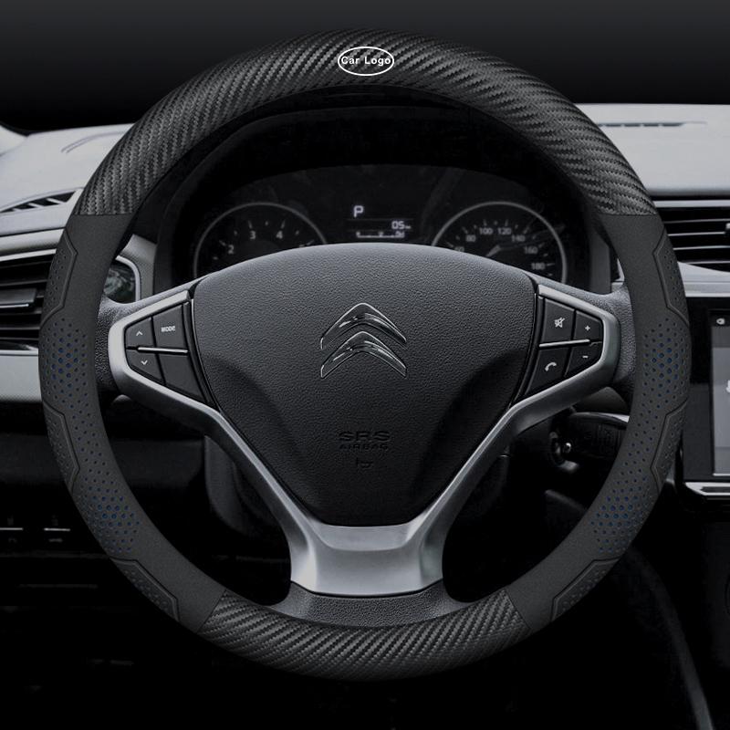 For Citroen C1 C2 C3 C4 C5 C6 C7 C8 VTS Car Suede Carbon Fiber Leather Breathable And Anti-Slip Steering Wheel Cover Accessories
For Citroen C1 C2 C3 C4 C5 C6 C7 C8 VTS Car Suede Carbon Fiber Leather Breathable And Anti-Slip Steering Wheel Cover Accessories