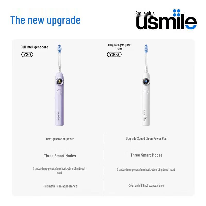 usmile Y30 Sonic Electric Toothbrush Couple Set
usmile Y30 Sonic Electric Toothbrush Couple Set