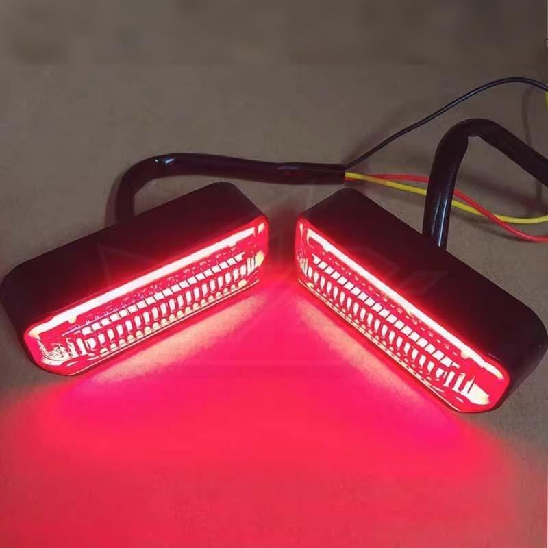 1 Pair Motorcycle Indicator Lights LED Flowing Turn Signal Indicators Running Light LED Tail Light Stop Lamp Rear Brake Light червоний
1 Pair Motorcycle Indicator Lights LED Flowing Turn Signal Indicators Running Light LED Tail Light Stop Lamp Rear Brake Light червоний