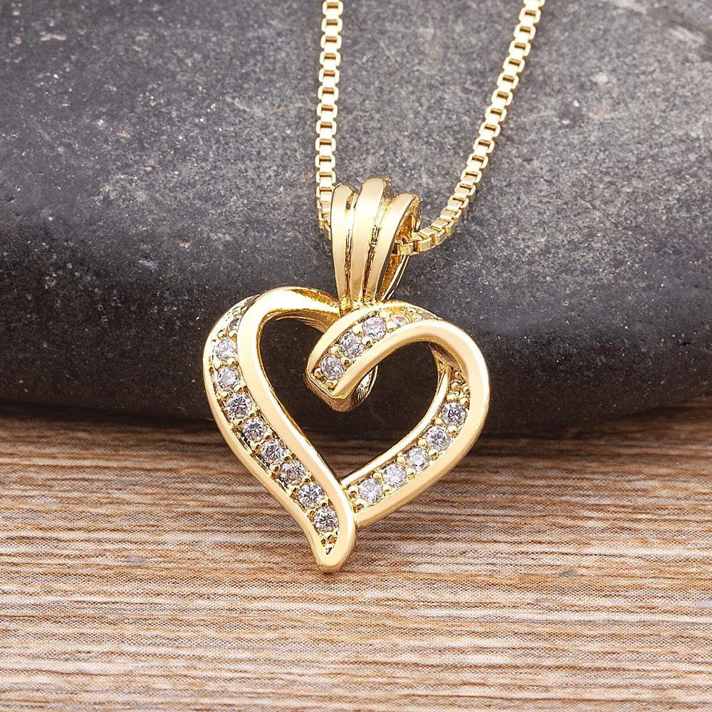 Nidin Fashion Creative Spiral Design Heart Pendant Necklace for Women Lovers Clavicle Chain Chocker Female Cute Zircon Jewelry
Nidin Fashion Creative Spiral Design Heart Pendant Necklace for Women Lovers Clavicle Chain Chocker Female Cute Zircon Jewelry