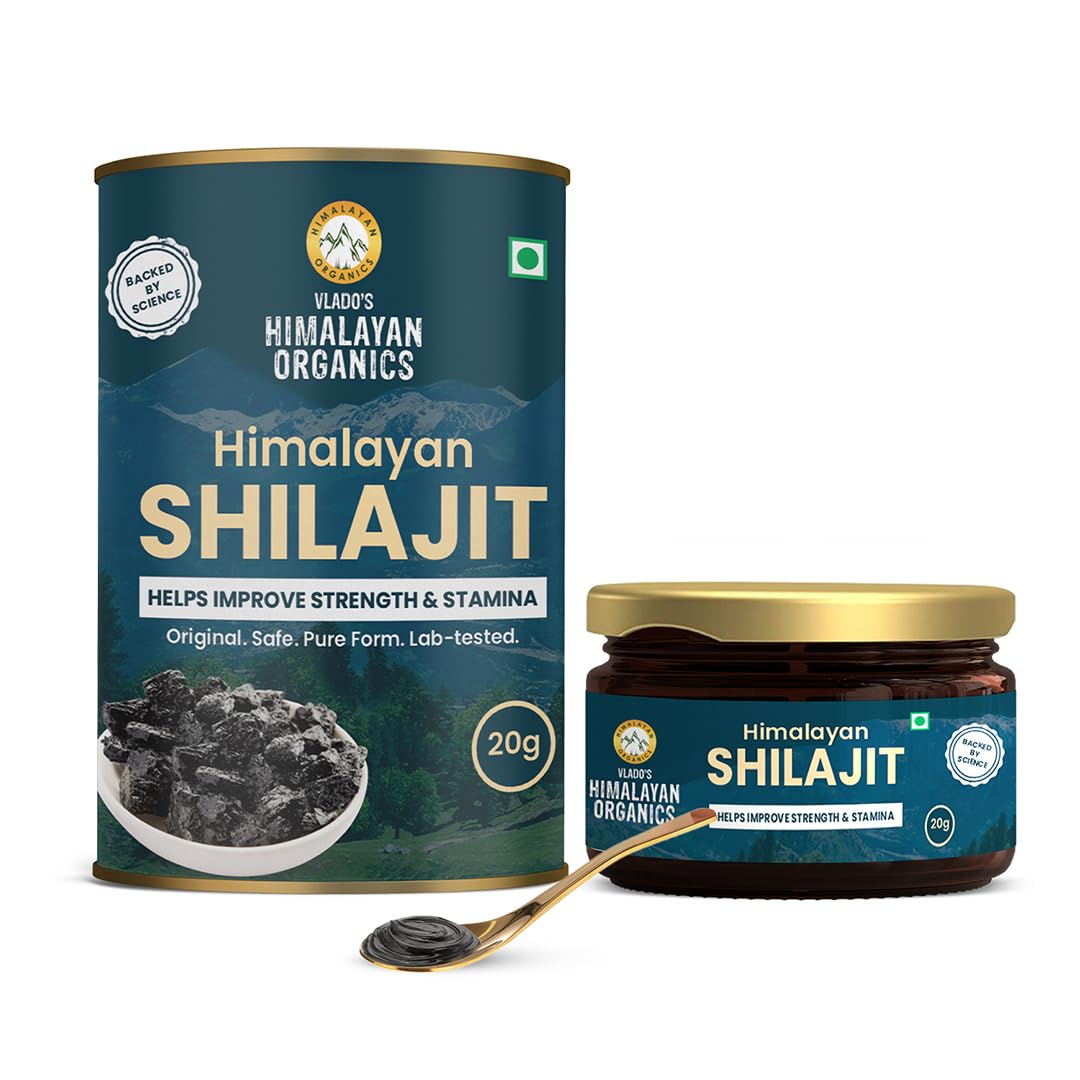Vlado’s Himalayan Organics Чиста смола Шиладжит, упаковка 20 г для сили, витривалості, енергії, продуктивності та витривалості
Vlado’s Himalayan Organics Чиста смола Шиладжит, упаковка 20 г для сили, витривалості, енергії, продуктивності та витривалості