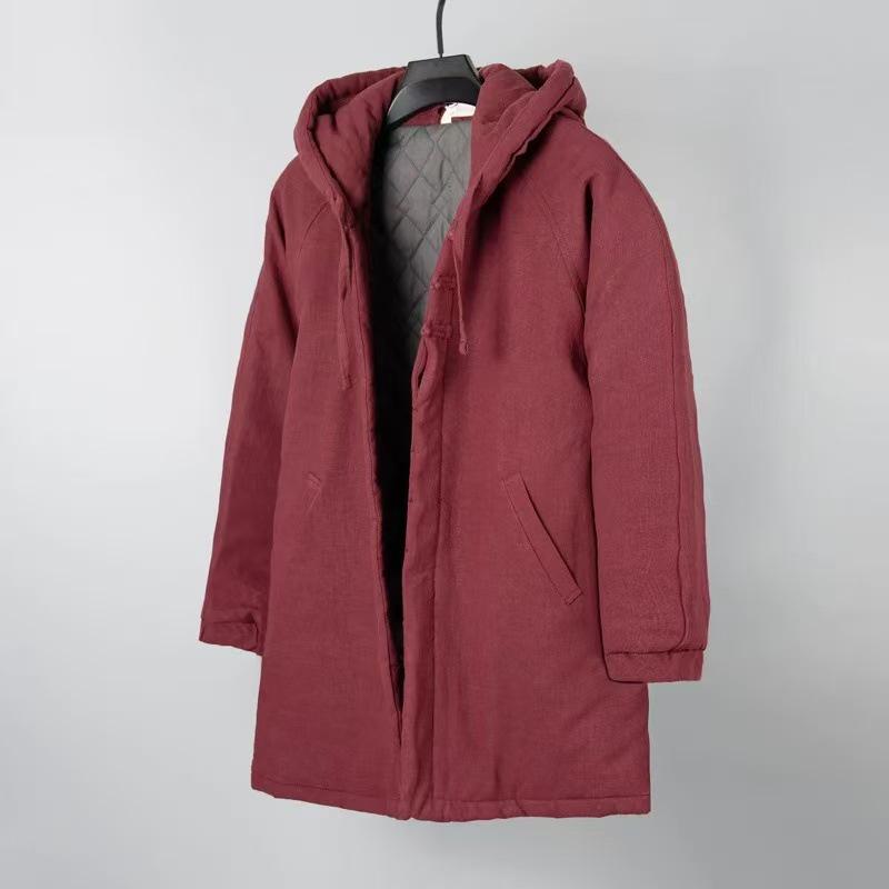 Men s Trendy Hooded Cotton-Linen Winter Jacket, Plus Size, Mid-Length, Warm and Loose-Fit. Large вина червоного кольору
Men s Trendy Hooded Cotton-Linen Winter Jacket, Plus Size, Mid-Length, Warm and Loose-Fit. Large вина червоного кольору