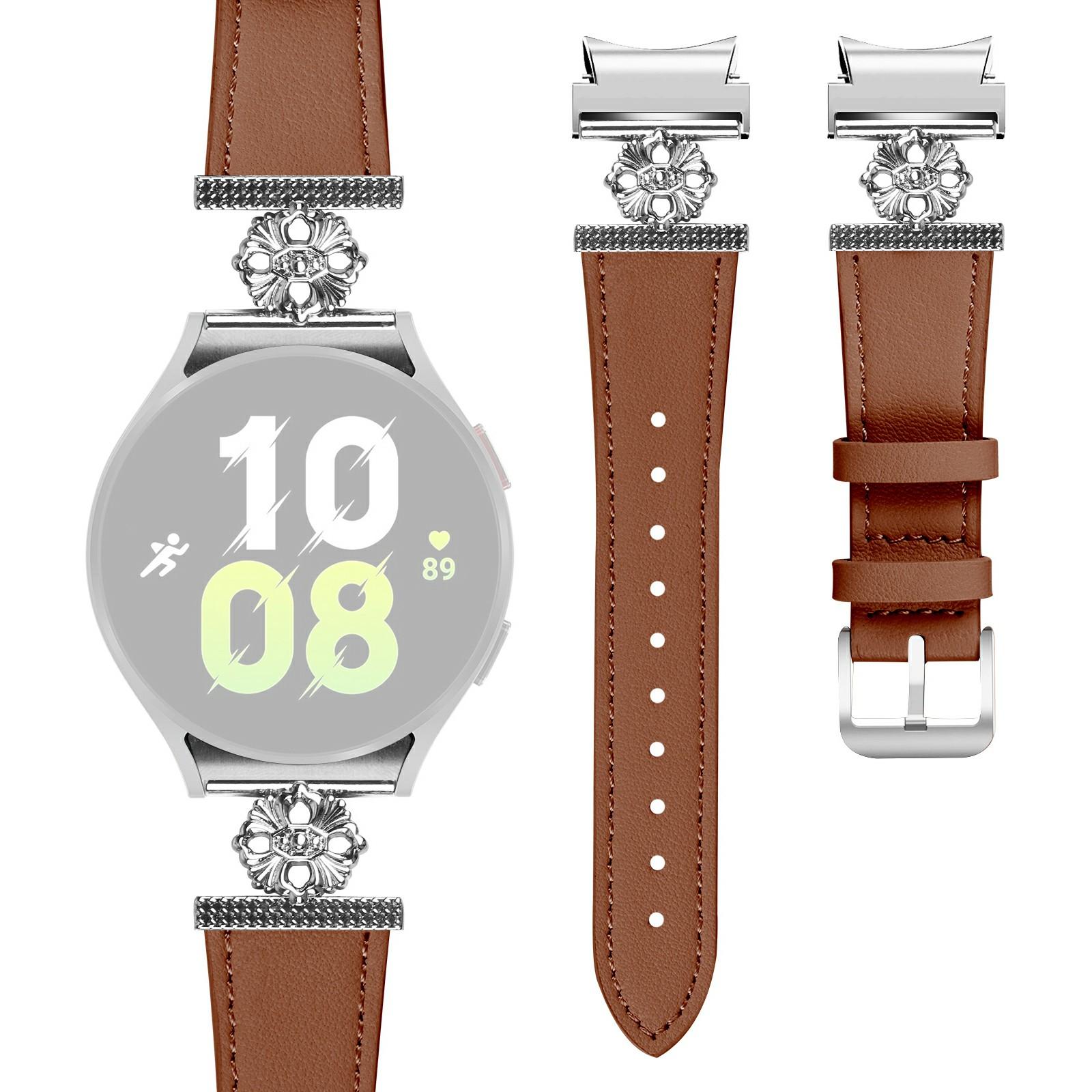 Ремінець для годинника Samsung Galaxy Watch 5 Pro 45 мм/Watch 5 44 мм/40 мм зі справжньої коров ячої шкіри зі швидкознімним з єднувачем Brown
Ремінець для годинника Samsung Galaxy Watch 5 Pro 45 мм/Watch 5 44 мм/40 мм зі справжньої коров ячої шкіри зі швидкознімним з єднувачем Brown