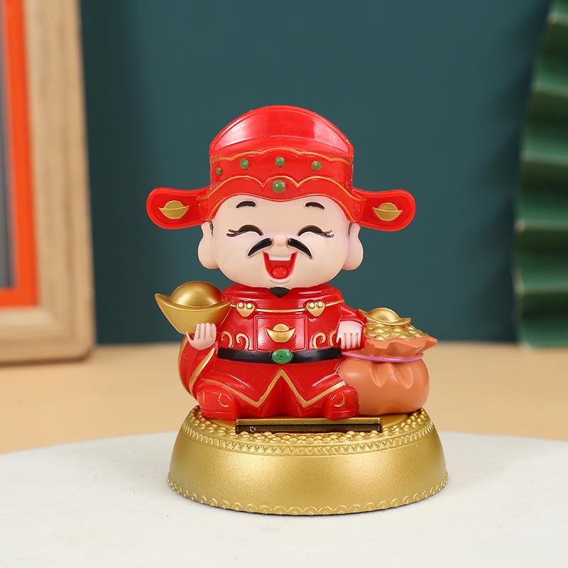 Solar-Powered Yuanbao God of Wealth Car Ornament - Creative Vehicle Accessory
Solar-Powered Yuanbao God of Wealth Car Ornament - Creative Vehicle Accessory