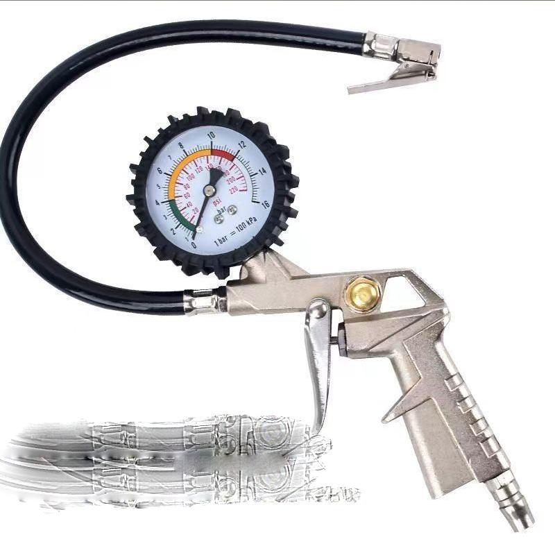 Air Compressor Dial Meter Inflator Pump Tools Car Motorcycle Multifunctional Tire Air Pressure Monitoring Gauge Tester срібний
Air Compressor Dial Meter Inflator Pump Tools Car Motorcycle Multifunctional Tire Air Pressure Monitoring Gauge Tester срібний
