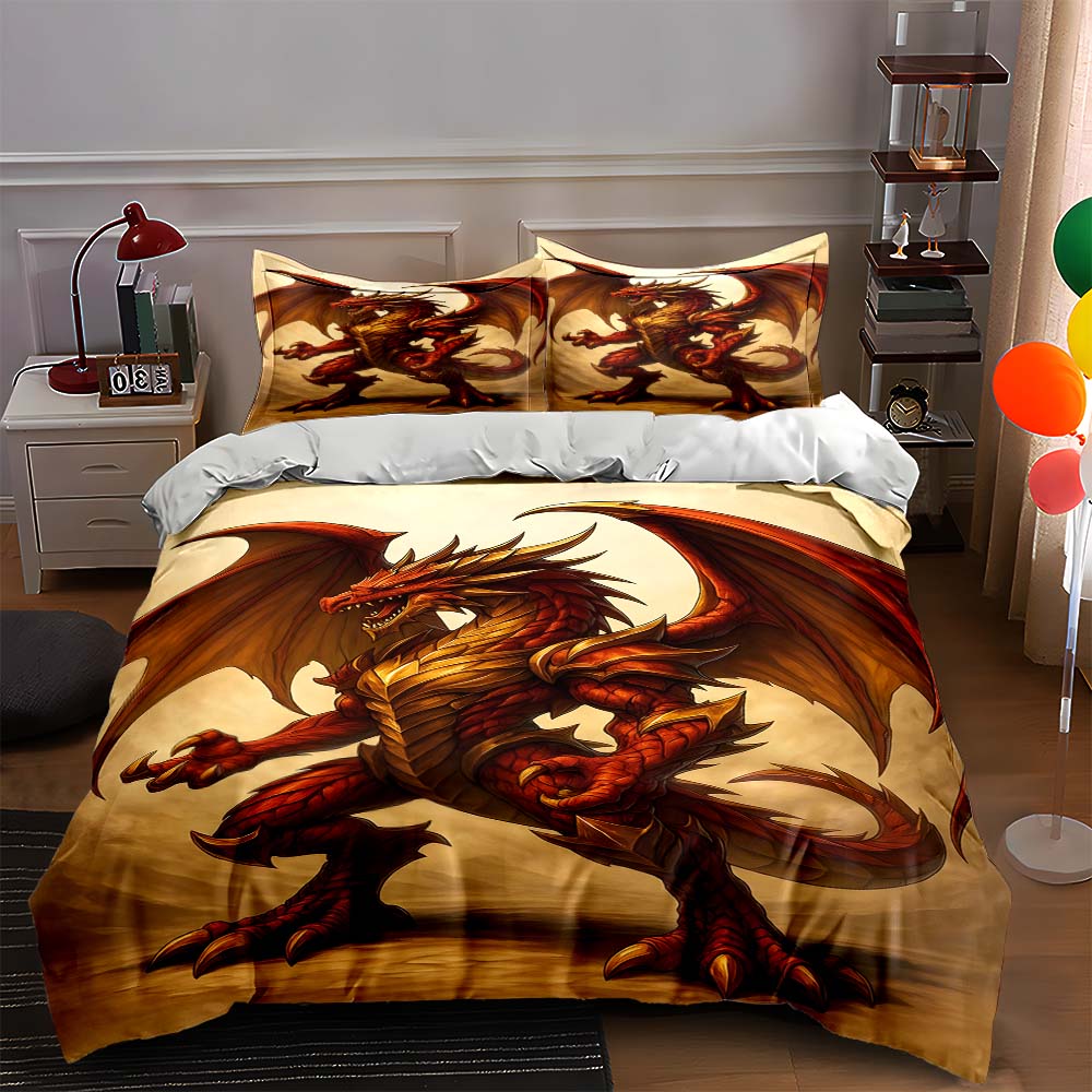 Fiery, bold, mythical. Bedding Duvet cover sets Duvet covers Pillowcases gifts (1 * Duvet Cover 2 * Pillowcases, without duvet insert) 135x200cm
Fiery, bold, mythical. Bedding Duvet cover sets Duvet covers Pillowcases gifts (1 * Duvet Cover 2 * Pillowcases, without duvet insert) 135x200cm