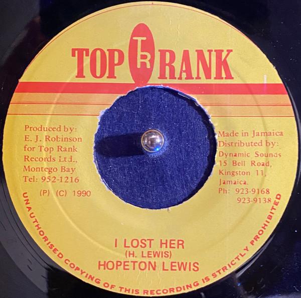 7inch Record HOPETON LEWIS I Lost Her NONE Top Rank 1990 Jamaica Reggae Ska Dub Used
7inch Record HOPETON LEWIS I Lost Her NONE Top Rank 1990 Jamaica Reggae Ska Dub Used