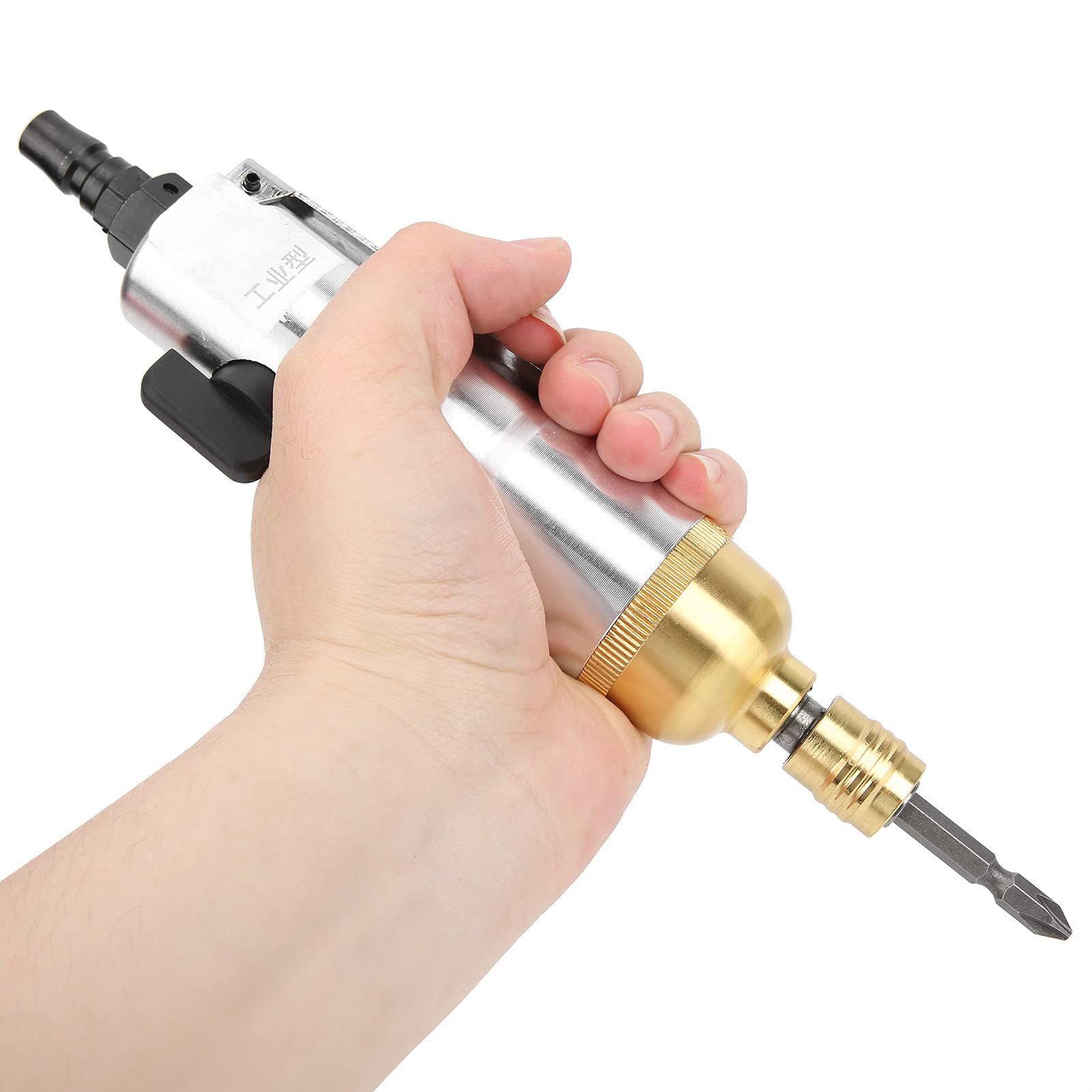 Pneumatic Air Inlet Aluminum Alloy Air Power Driver Impact Pneumatic Tool for Machine 10500rpm No Load Speed Screwdriver, 1/4 Making,
Pneumatic Air Inlet Aluminum Alloy Air Power Driver Impact Pneumatic Tool for Machine 10500rpm No Load Speed Screwdriver, 1/4 Making,