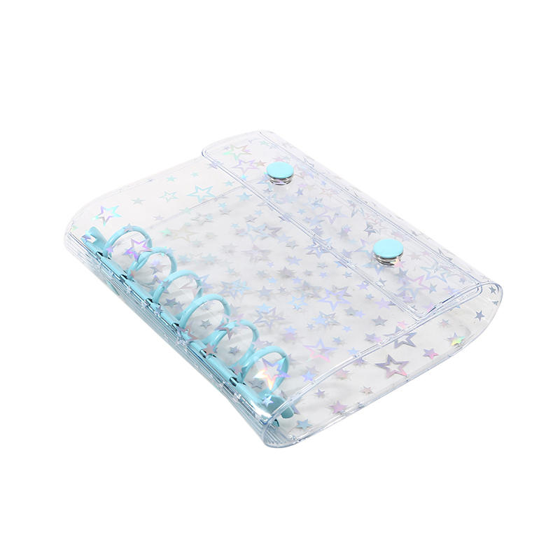 A7 Binder Cover Star Glitter Design 6-Ring Loose-leaf Notebook Shell With Double Buttons No Inner Pages For Journal & Planner синий
A7 Binder Cover Star Glitter Design 6-Ring Loose-leaf Notebook Shell With Double Buttons No Inner Pages For Journal & Planner синий