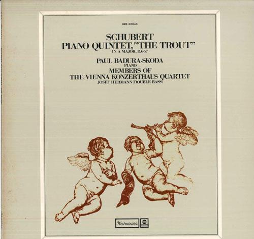 LP Record PAUL BADURA-SKODA, MEMBERS OF THE V - Schubert Piano Quintet, the Trout IWB60043 WESTMINSTEN Japan Classical Used
LP Record PAUL BADURA-SKODA, MEMBERS OF THE V - Schubert Piano Quintet, the Trout IWB60043 WESTMINSTEN Japan Classical Used
