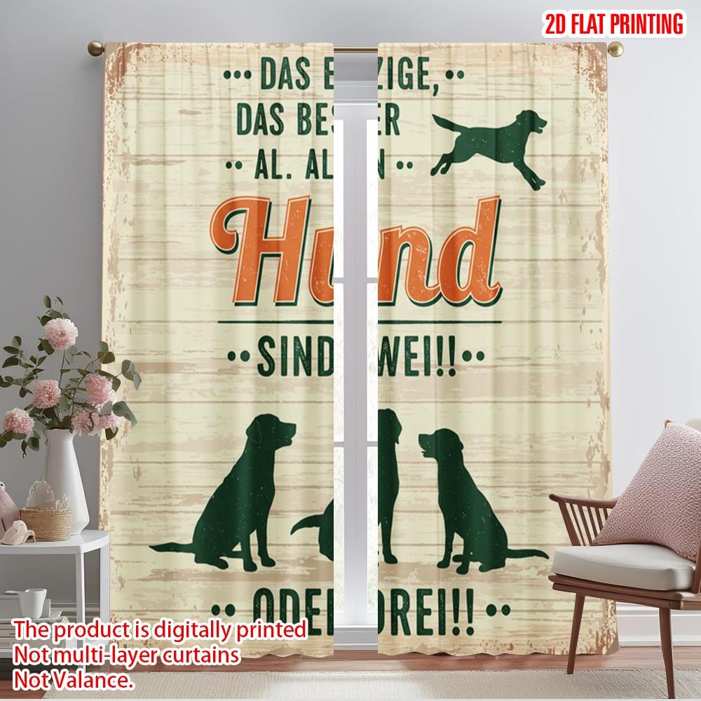 2pcs 2D flat printing Window Drapes Dog Lovers Best Is One Polyester Without Electricity Festive Holiday Use for All Occasions 52.50×116.00 CM 2pcs
2pcs 2D flat printing Window Drapes Dog Lovers Best Is One Polyester Without Electricity Festive Holiday Use for All Occasions 52.50×116.00 CM 2pcs