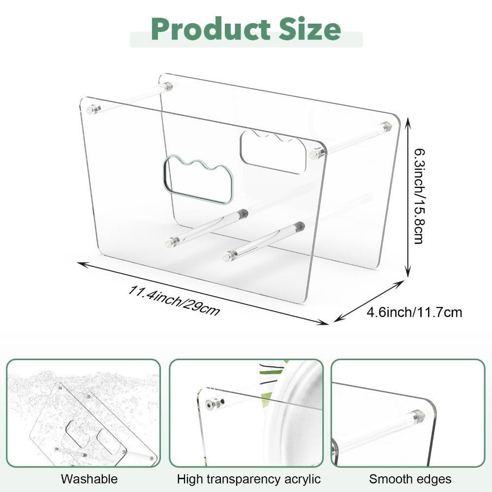 Clear Acrylic Disposable Paper Plate Dispenser 7-12 inch Foam Dispenser Plate Dispensers Holder RV B
Clear Acrylic Disposable Paper Plate Dispenser 7-12 inch Foam Dispenser Plate Dispensers Holder RV B