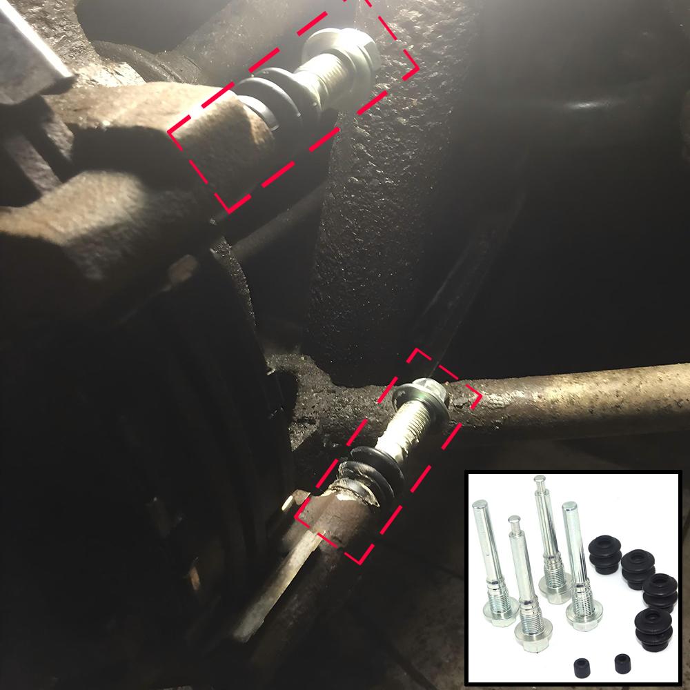 Rear Brake Caliper Cylinder Slider Guide Bolt Disc Repair Kit For Qashqai J10 2006 2008 2009 2010 2011 2012 2013 Dualis X-Trail T30/T31 Murano Z50 Z51 1 Kit
Rear Brake Caliper Cylinder Slider Guide Bolt Disc Repair Kit For Qashqai J10 2006 2008 2009 2010 2011 2012 2013 Dualis X-Trail T30/T31 Murano Z50 Z51 1 Kit