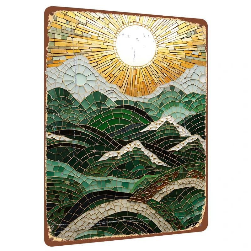 Hand painted Mountain Sunrise Metal Iron Painting Home Wall Decor Living RoomModern Minimalist Wall Art Hanging Painting 20x30cm(7.8x11.8inch)
Hand painted Mountain Sunrise Metal Iron Painting Home Wall Decor Living RoomModern Minimalist Wall Art Hanging Painting 20x30cm(7.8x11.8inch)