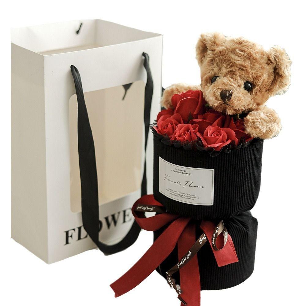 Stuffed Little Bear Doll Bouquet Plush Animal Simulated Rose Bouquet Valentine s Day синій
Stuffed Little Bear Doll Bouquet Plush Animal Simulated Rose Bouquet Valentine s Day синій