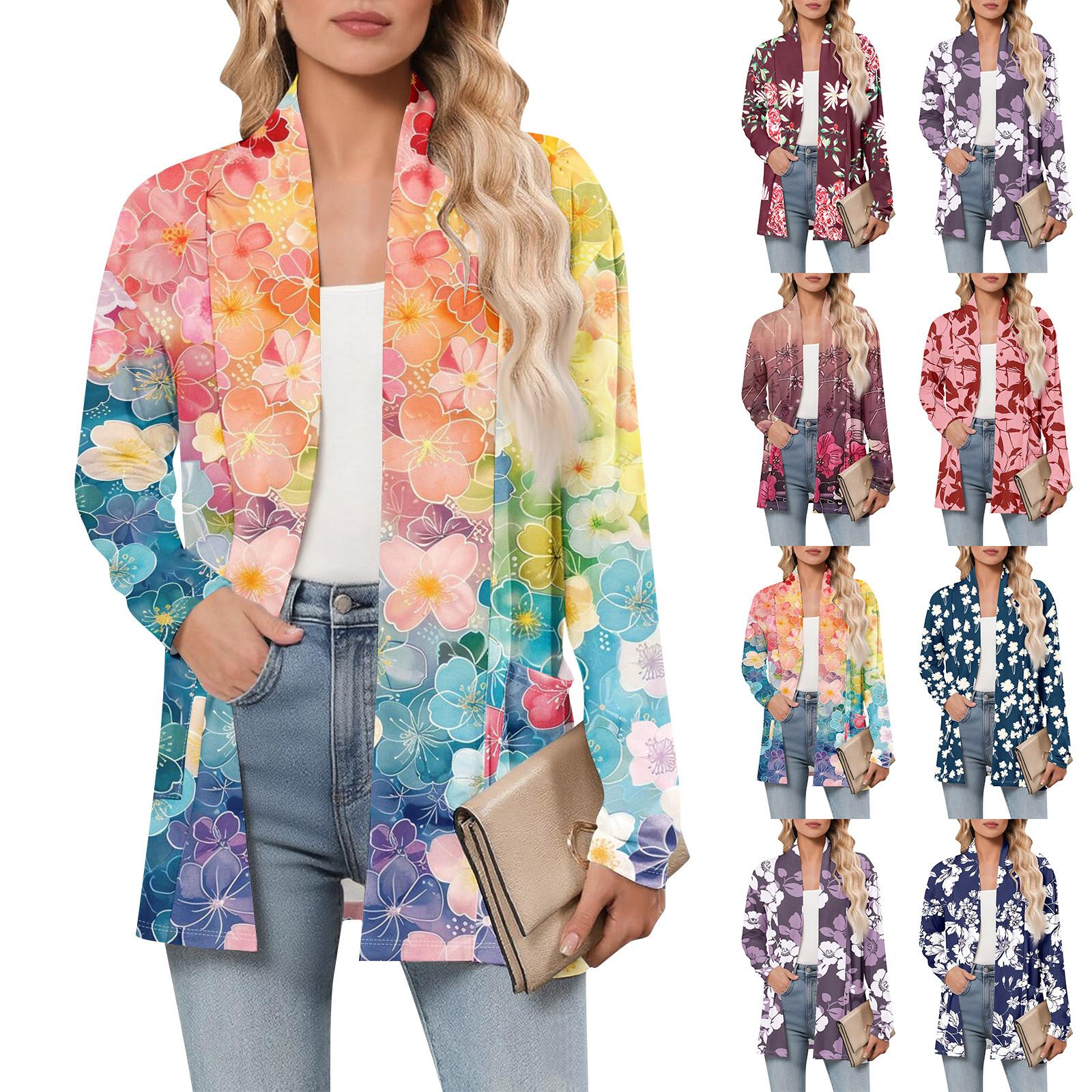 Women s Long Sleeve Cardigan V Neck Fashion Printed Shirt Lightweight Casual Loose Thin Cardigans With Pockets L
Women s Long Sleeve Cardigan V Neck Fashion Printed Shirt Lightweight Casual Loose Thin Cardigans With Pockets L