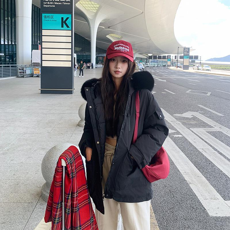 Big Fur Collar Tooling Parker Down Cotton Clothes Women s Winter Thickened New Cotton-padded Clothes Medium and Long Warm Coats Batch L чёрный
Big Fur Collar Tooling Parker Down Cotton Clothes Women s Winter Thickened New Cotton-padded Clothes Medium and Long Warm Coats Batch L чёрный