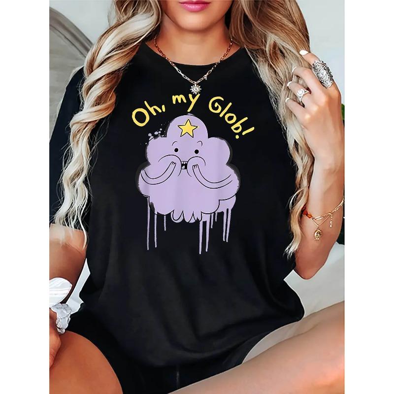 Women s Cloud Print T-Shirt Casual Short Sleeve Round Neck Summer Blouse 4XL чорний
Women s Cloud Print T-Shirt Casual Short Sleeve Round Neck Summer Blouse 4XL чорний
