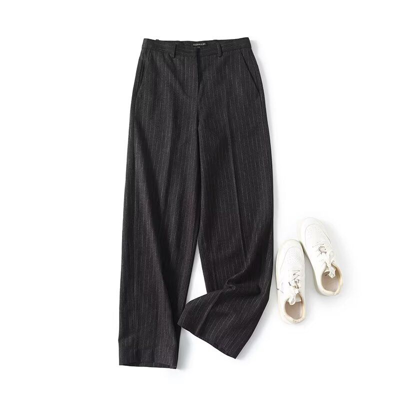 MD Women s Autumn and Winter Commute Style Fashionable Modern Casual Pants Pinstripe Flannel Pants 05005717706 Dark gray L
MD Women s Autumn and Winter Commute Style Fashionable Modern Casual Pants Pinstripe Flannel Pants 05005717706 Dark gray L
