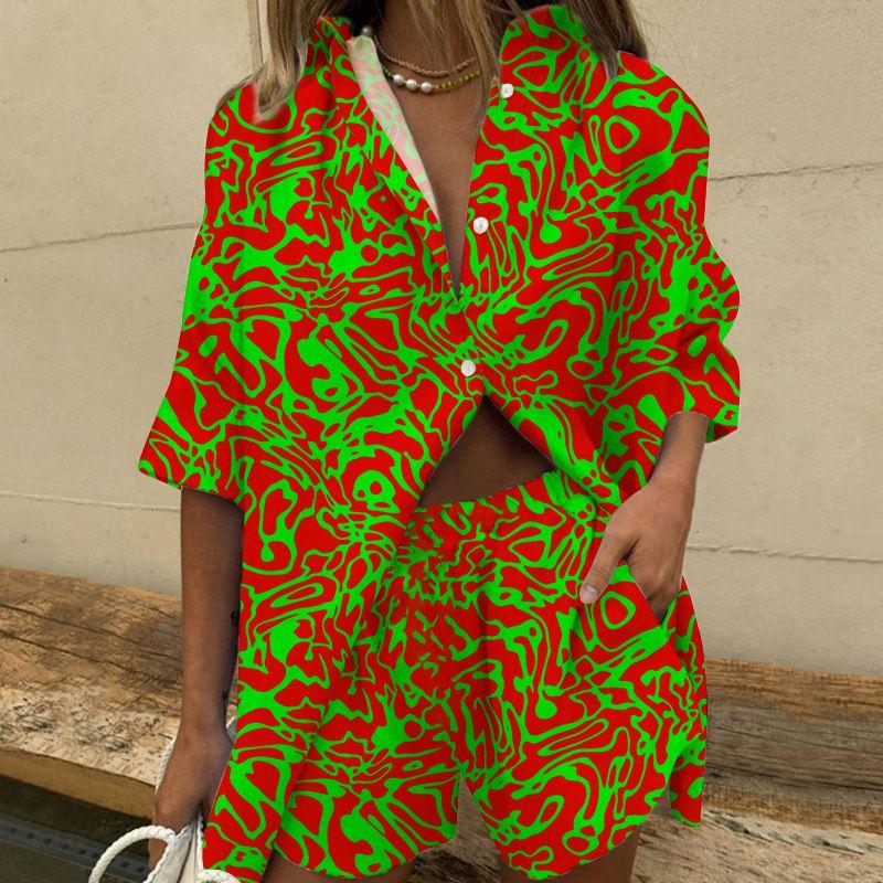 Однобортный комплект из двух предметов: рубашка с лацканами и брюки ST0159-8 S
Однобортный комплект из двух предметов: рубашка с лацканами и брюки ST0159-8 S