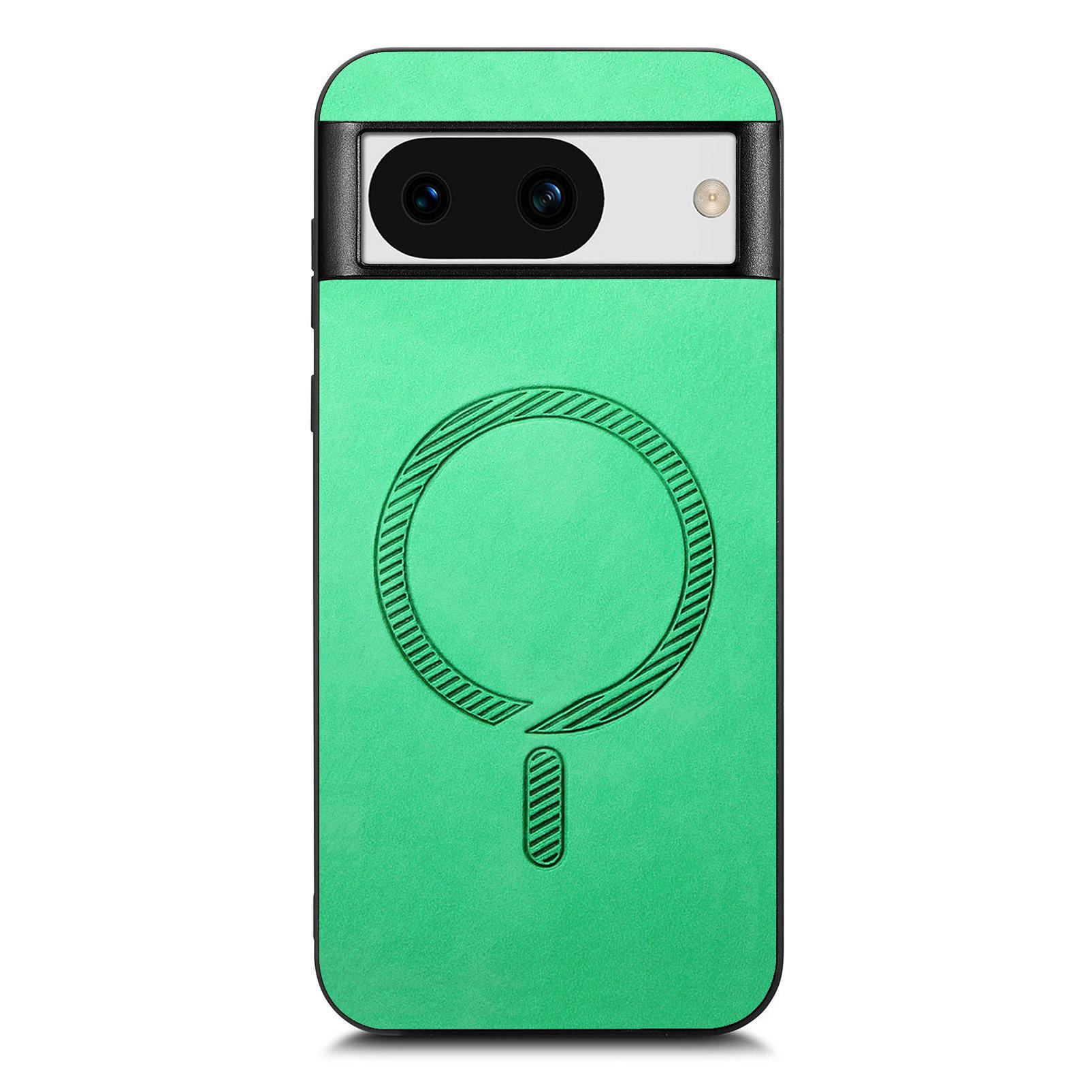 For Google Pixel 8a Leather Back Case Compatible with MagSafe Skin-Touch Phone Cover Green
For Google Pixel 8a Leather Back Case Compatible with MagSafe Skin-Touch Phone Cover Green