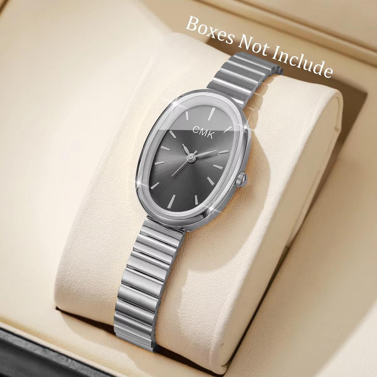 Fashion Oval Dial Women Watches Ultra-thin Strap Analog Quartz Wristwatch Girls Clock Best Gifts Clock for Wife,Family,Friend срібний/чорний
Fashion Oval Dial Women Watches Ultra-thin Strap Analog Quartz Wristwatch Girls Clock Best Gifts Clock for Wife,Family,Friend срібний/чорний
