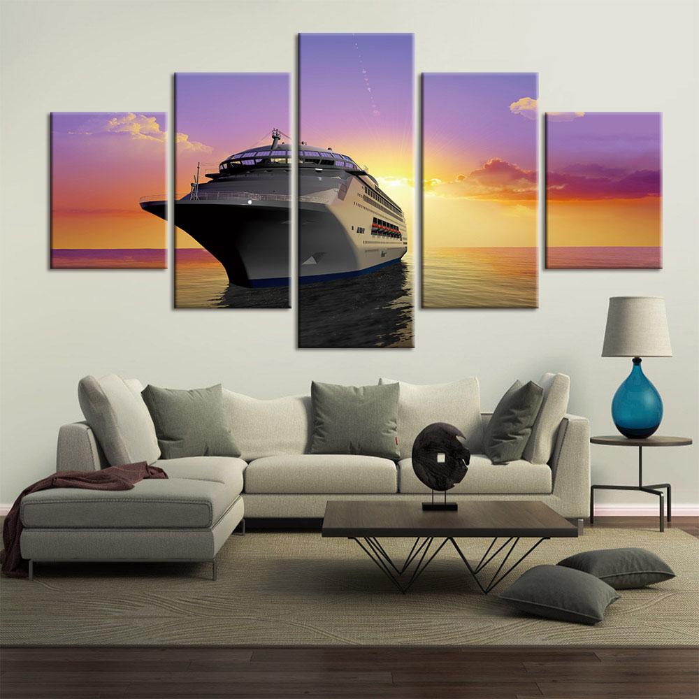 Wall Art Canvas Paintings Wall Posters And Prints 5 Piece Transportation Boat Art Wall Picture Home Decor For Living Room 20X35 20X45 20X55CM
Wall Art Canvas Paintings Wall Posters And Prints 5 Piece Transportation Boat Art Wall Picture Home Decor For Living Room 20X35 20X45 20X55CM