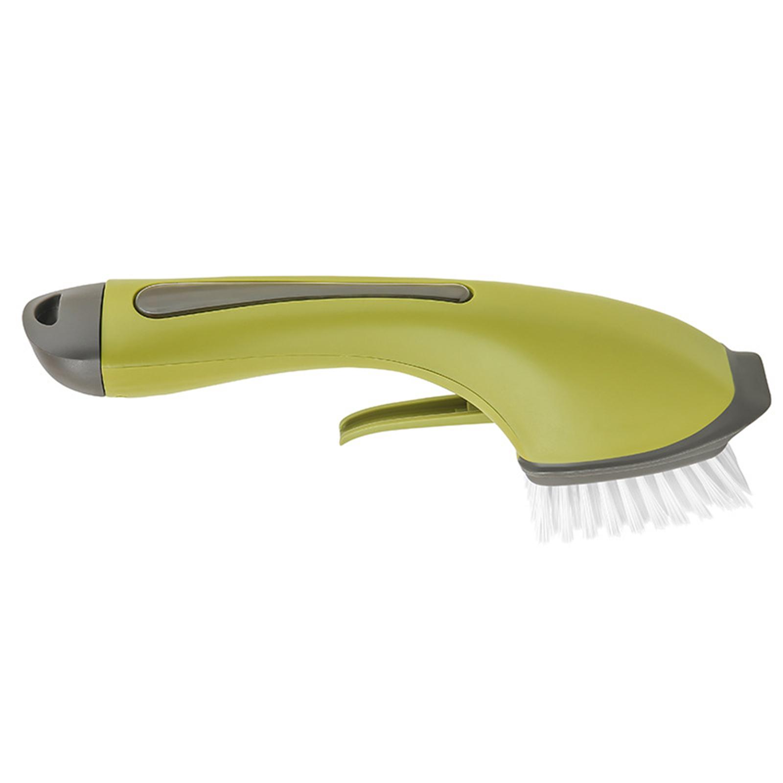 Multi Purpose Liquid Dispensing Scrub Brush with Press Handle for Efficient Cleaning of Kitchen Bathroom and Household Surfaces One Size зелений
Multi Purpose Liquid Dispensing Scrub Brush with Press Handle for Efficient Cleaning of Kitchen Bathroom and Household Surfaces One Size зелений
