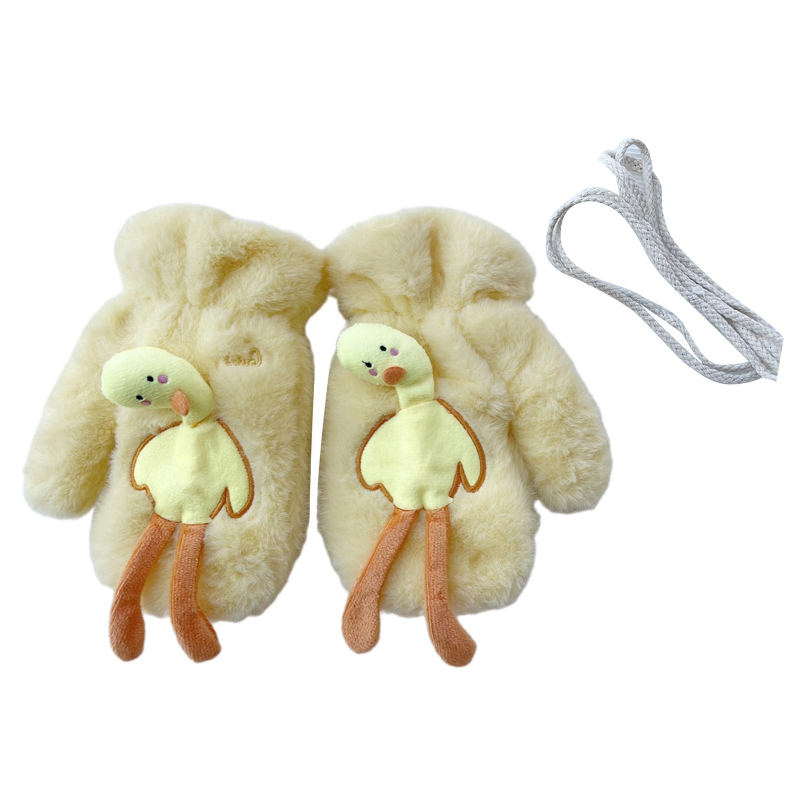 Cartoon Plush Mittens for Adult Kids Winter Warm Gloves Furry Thick Gloves Windproof Skiing Mittens for Outdoor Activity жёлтый
Cartoon Plush Mittens for Adult Kids Winter Warm Gloves Furry Thick Gloves Windproof Skiing Mittens for Outdoor Activity жёлтый