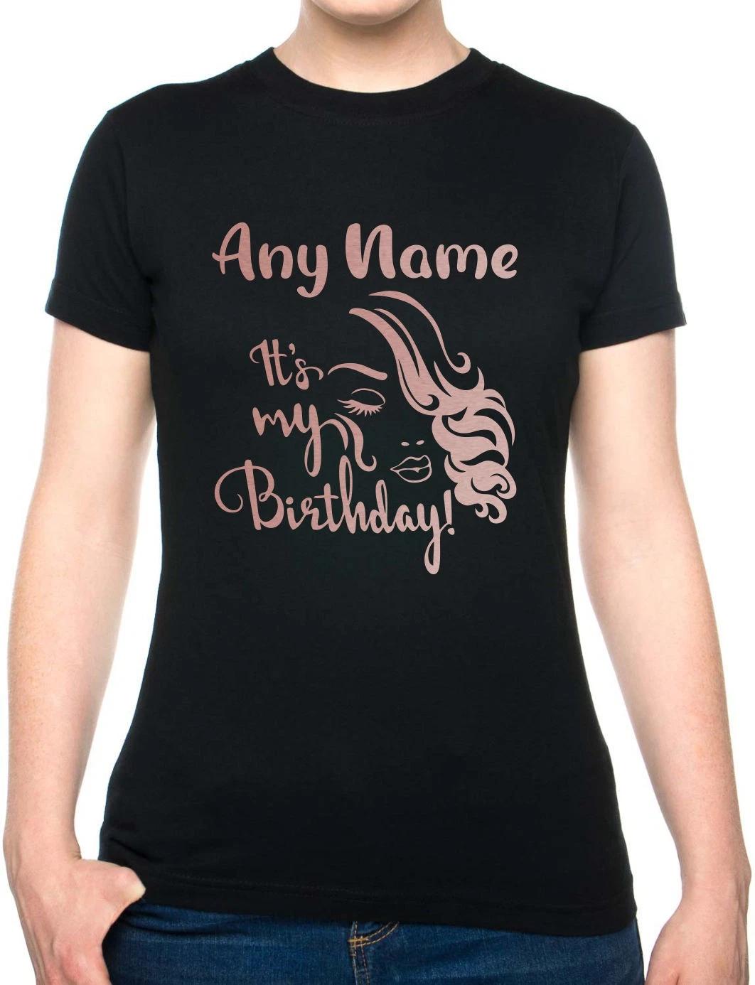 Personalised Ladies T-Shirt It s My Birthday Add Your Name Women s Tee Gift 3XL
Personalised Ladies T-Shirt It s My Birthday Add Your Name Women s Tee Gift 3XL