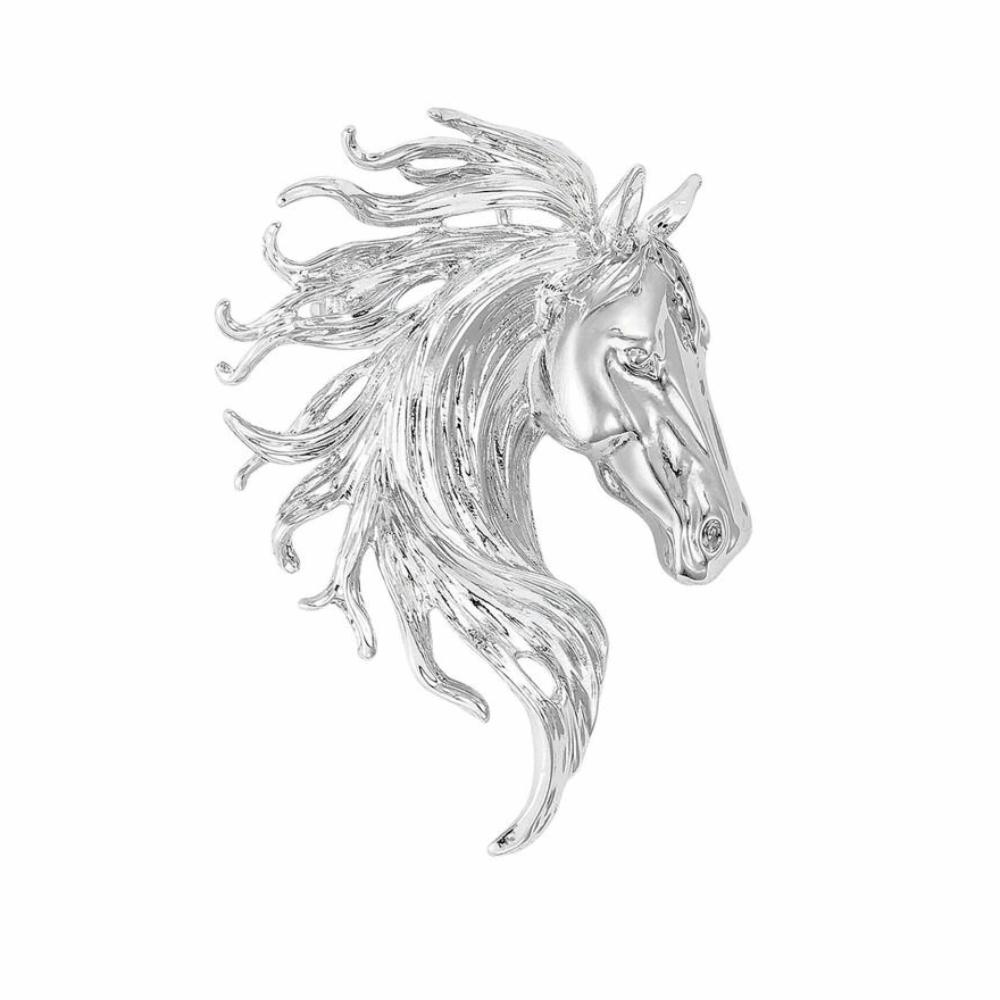 Повседневные броши в виде лошадиной головы, роскошные металлические значки-пины, классические значки с животными зодиака, новогодние подарки серебряный
Повседневные броши в виде лошадиной головы, роскошные металлические значки-пины, классические значки с животными зодиака, новогодние подарки серебряный