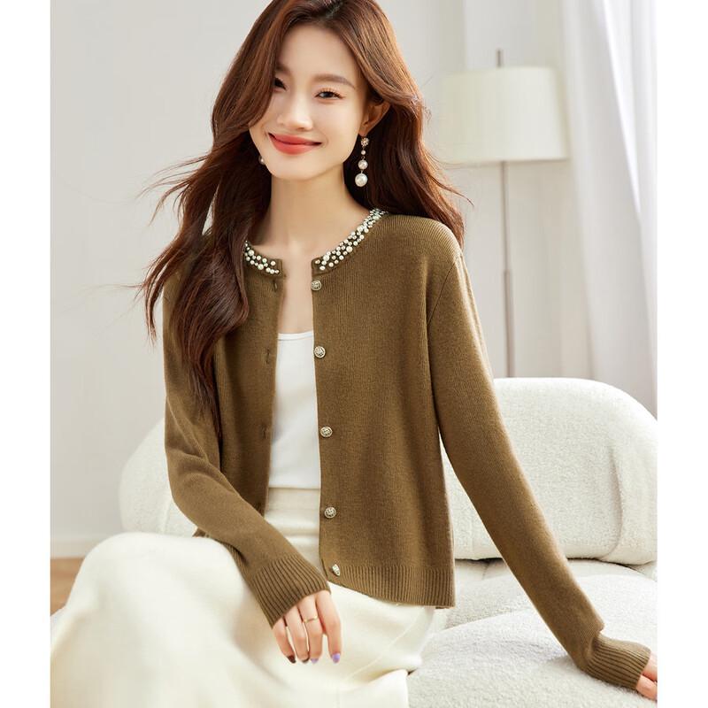 Женский кардиган Srcr из чистой шерсти с бусинами XL
Женский кардиган Srcr из чистой шерсти с бусинами XL