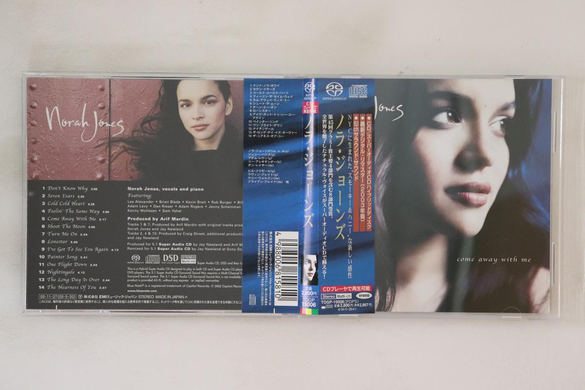 CD NORAH JONES - Come Away With Me TOGP15006 BLUE NOTE 2003 Japan Obi Jazz Used
CD NORAH JONES - Come Away With Me TOGP15006 BLUE NOTE 2003 Japan Obi Jazz Used