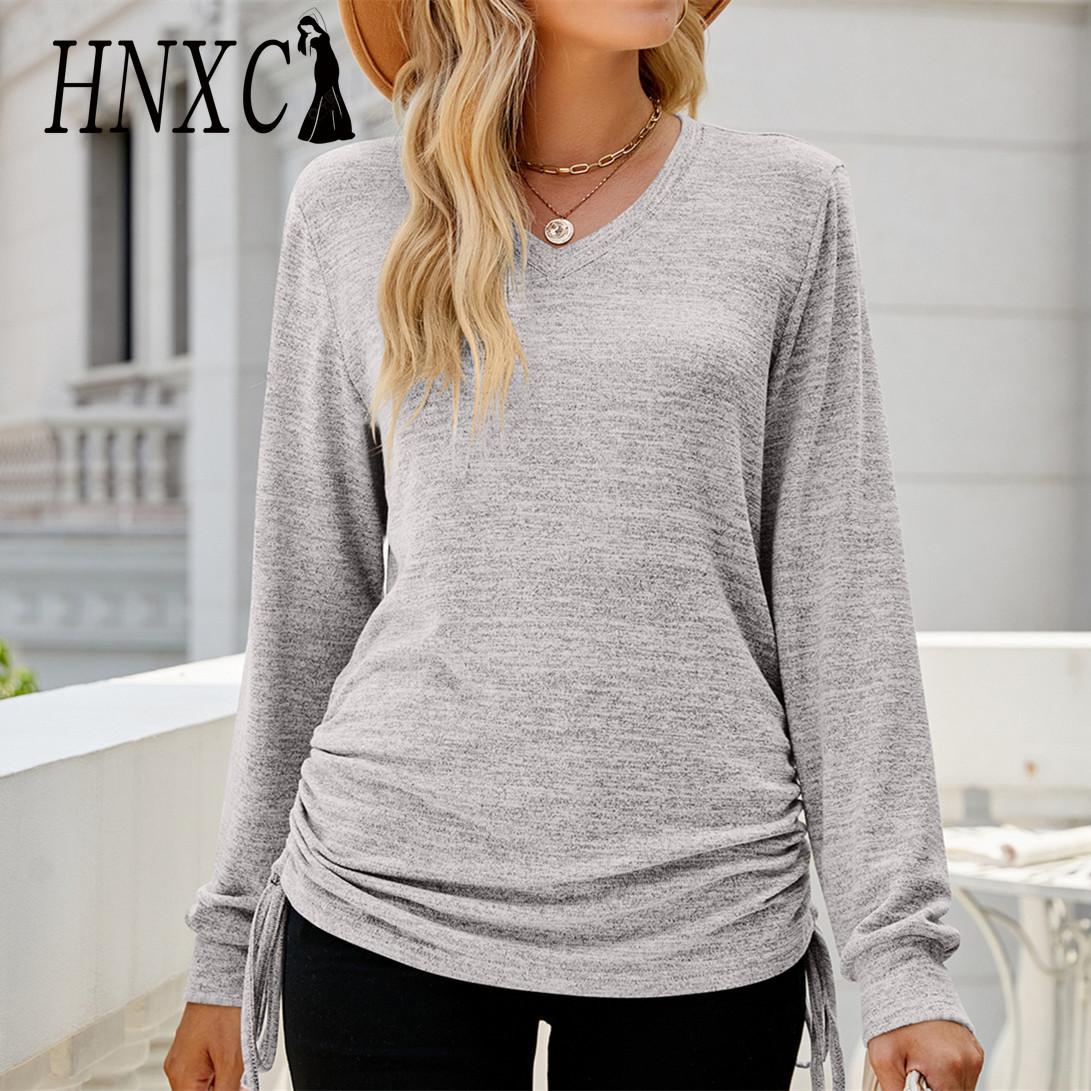 HNXC женские модные повседневные осенне-зимние однотонные блузки и рубашки с круглым вырезом и длинными рукавами с принтом S чёрный
HNXC женские модные повседневные осенне-зимние однотонные блузки и рубашки с круглым вырезом и длинными рукавами с принтом S чёрный