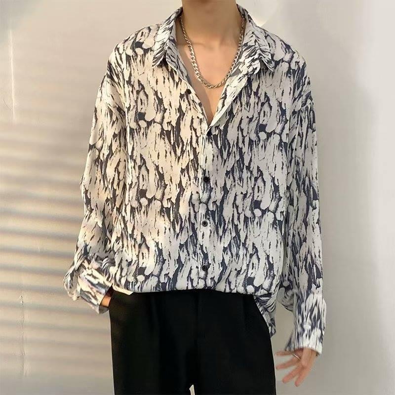 Korean Style Men s Fashion Long Sleeve Casual Floral Shirts Tie Dye Design Hawaiian Shirt For Youth Man Beach Resort Clothing Blue
Korean Style Men s Fashion Long Sleeve Casual Floral Shirts Tie Dye Design Hawaiian Shirt For Youth Man Beach Resort Clothing Blue