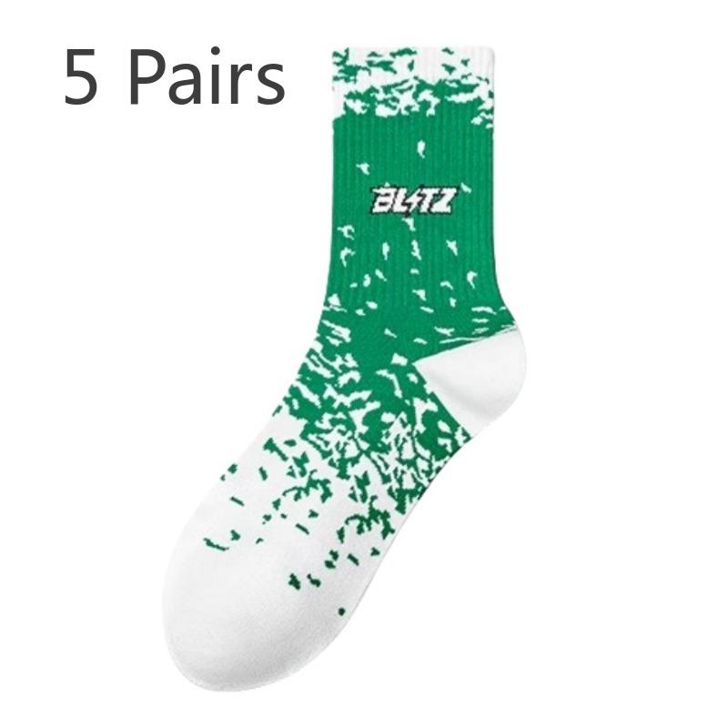 5 пар мужских носков-труб из чистого хлопка с дезодорирующим эффектом в стиле «Студенческое движение» на весну и осень 5 Pairs зелёный
5 пар мужских носков-труб из чистого хлопка с дезодорирующим эффектом в стиле «Студенческое движение» на весну и осень 5 Pairs зелёный