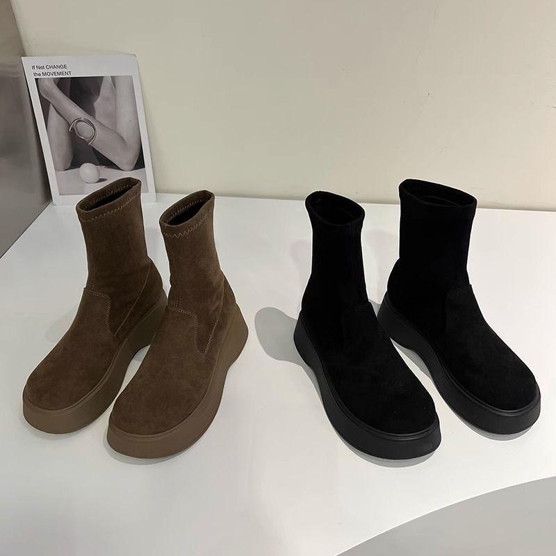 2024 autumn and winter models versatile fashion foreign Internet celebrity thin boots thick-soled Martin elastic boots women s velvet suede short bo 35
2024 autumn and winter models versatile fashion foreign Internet celebrity thin boots thick-soled Martin elastic boots women s velvet suede short bo 35