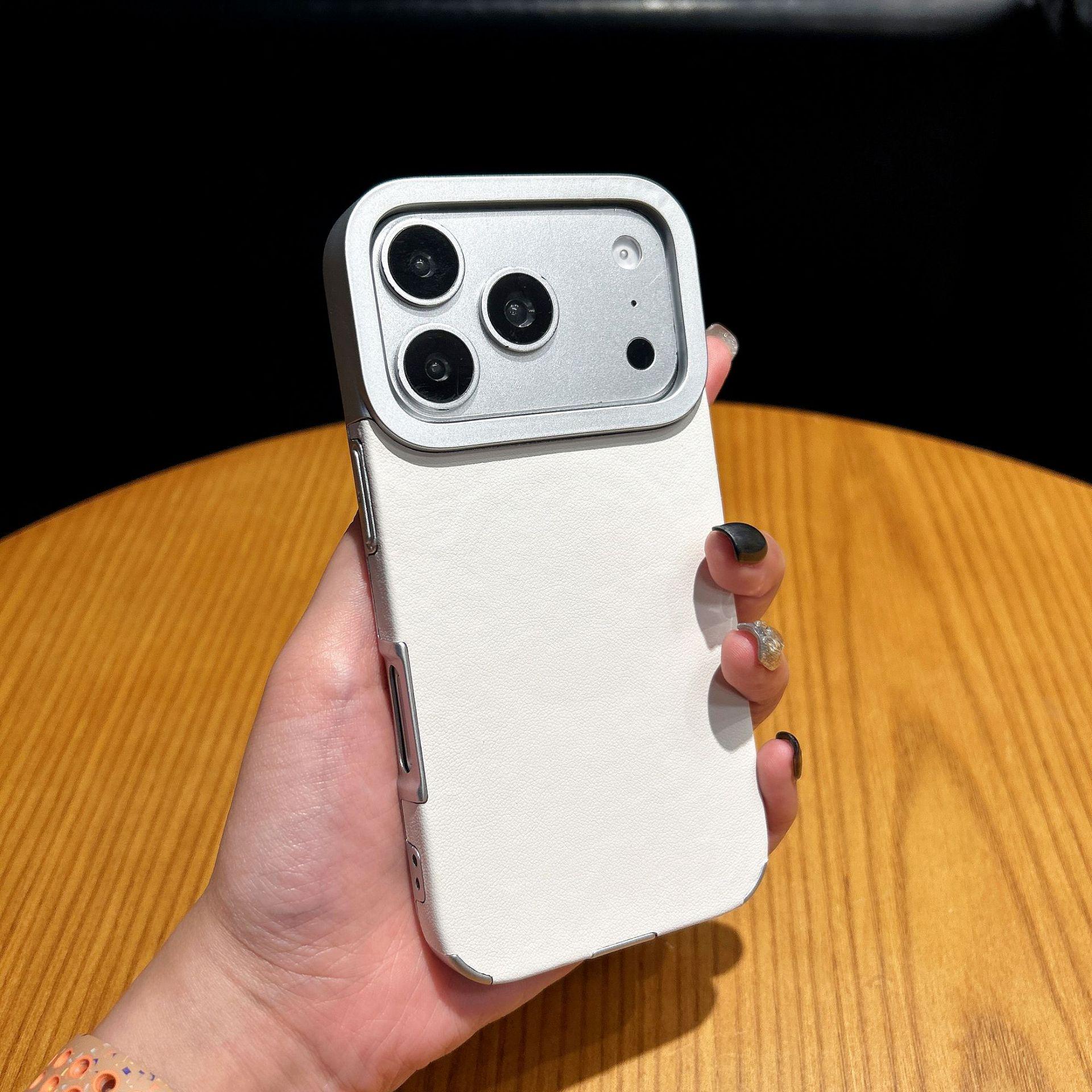 Apple iPhone 15Pro/16/17 Promax Leather Texture Case with Magnetic Suction and Metal Paint Finish iPhone 12
Apple iPhone 15Pro/16/17 Promax Leather Texture Case with Magnetic Suction and Metal Paint Finish iPhone 12