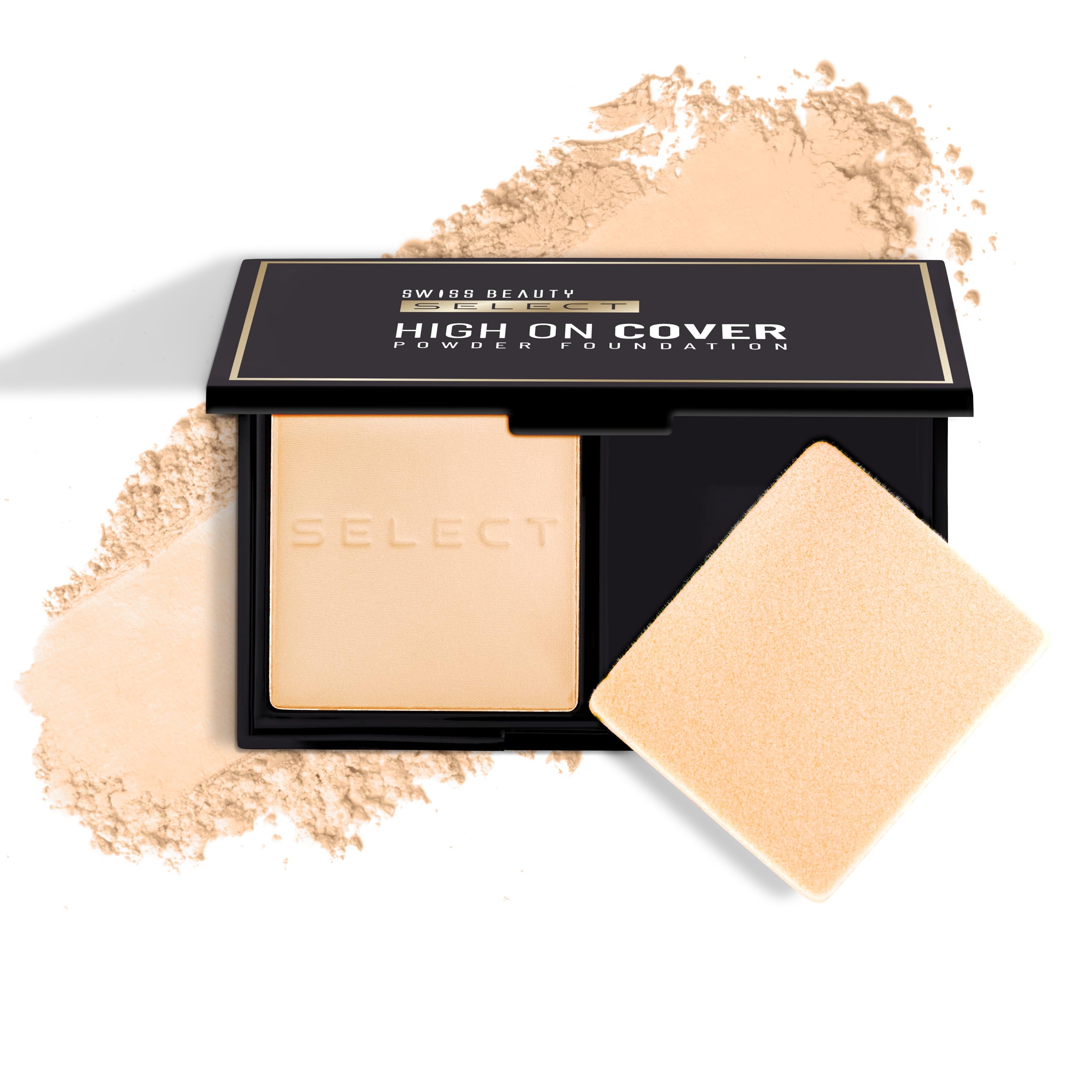 Swiss Beauty Select High On Cover Powder Foundation with sponge | Waterproof & Oil Controlling | 16-Hour wear | Shade 02 Light Natural, 5.5g
Swiss Beauty Select High On Cover Powder Foundation with sponge | Waterproof & Oil Controlling | 16-Hour wear | Shade 02 Light Natural, 5.5g
