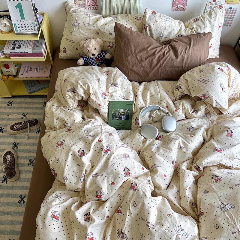 2024 Class A Washed Cotton Bedding Set: 4-Piece Duvet Cover, Sheet, and Pillowcase for Dorms Custom pillowcase (one piece)
2024 Class A Washed Cotton Bedding Set: 4-Piece Duvet Cover, Sheet, and Pillowcase for Dorms Custom pillowcase (one piece)